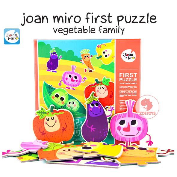 Zoetoys Joan Miro First Puzzle Animals ocean Wild Life | Mainan Edukasi Anak | Cari kado natal