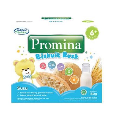 Promina Biskuit Rusk 130 g - Biskuit Bayi 6M+