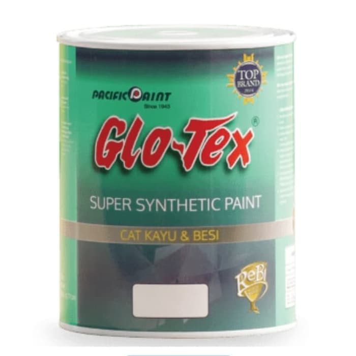 CAT GLOTEX / CAT KAYU DAN BESI 1KG WARNA HITAM DAN PUTIH