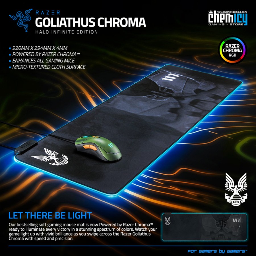 Razer Goliathus Extended Chroma Halo Infite Editioin Gaming Mousepad