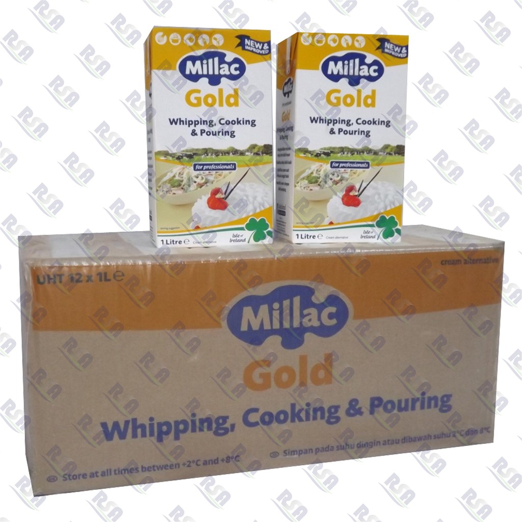 

Whipping Cooking Cream Millac Gold 1 Liter x 12 Import dari United Kingdom