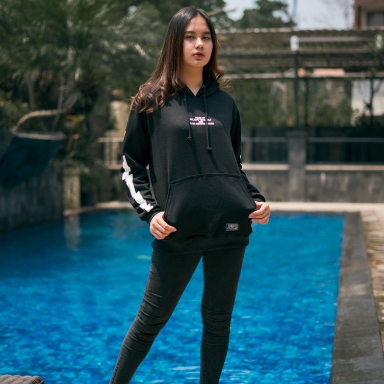 Sweater Hoodie Pria Wanita Triplesix - Sablon