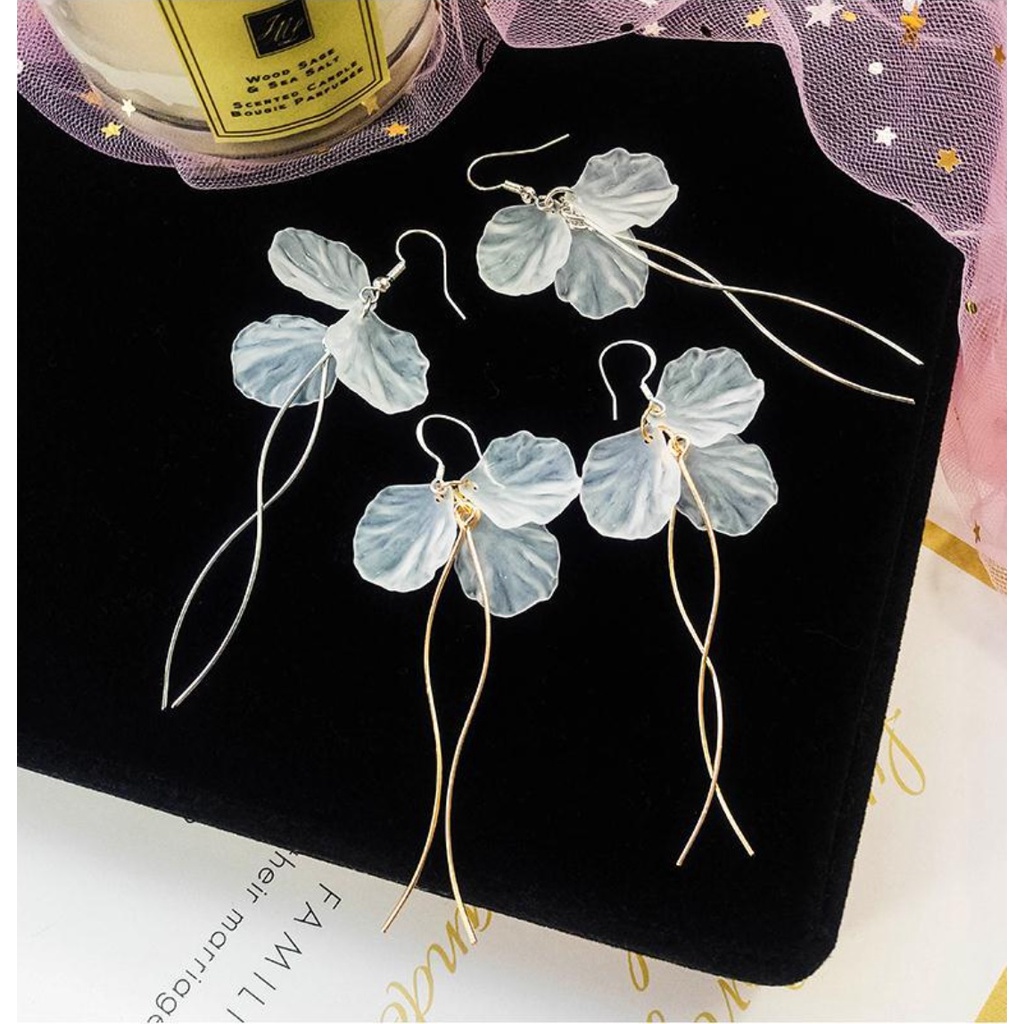 Anting  Tassel Wanita B402 DANCING FLOWER  Korea Fashion Women Earring Giwang Aksesoris Cewe