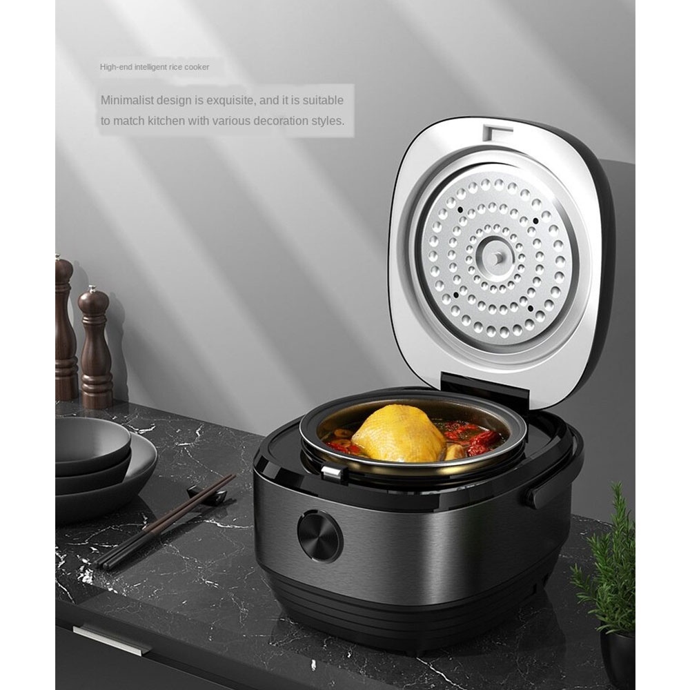 JIASHI Rice Cooker Mini Multi-Function Cooker 1.2L - JSD-999 - Black