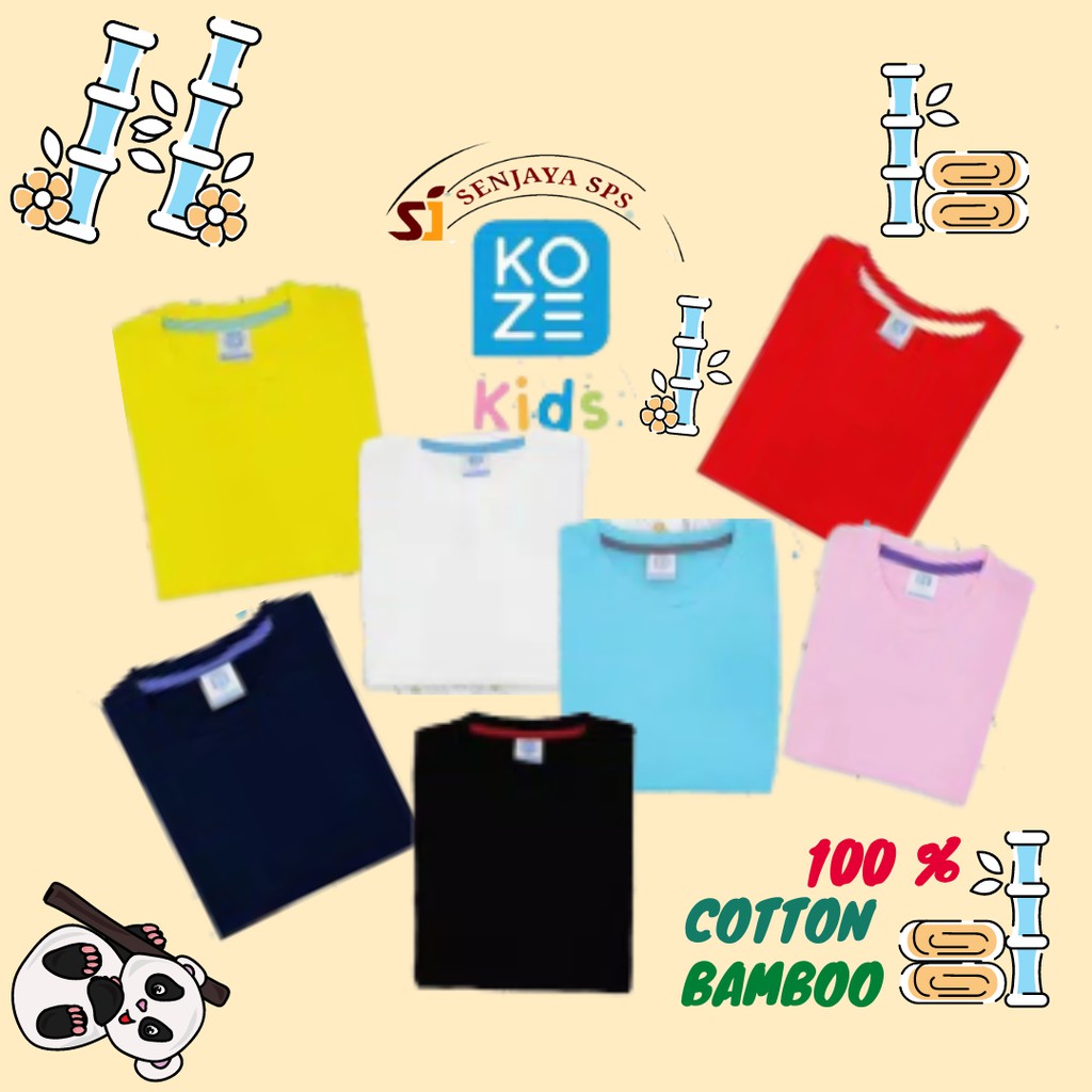 KAOS ANAK KATUN BAMBU