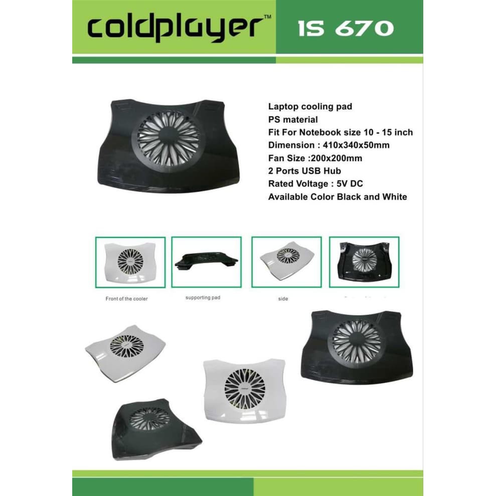 COLDPLAYER IS670 - Cooling Pad Original