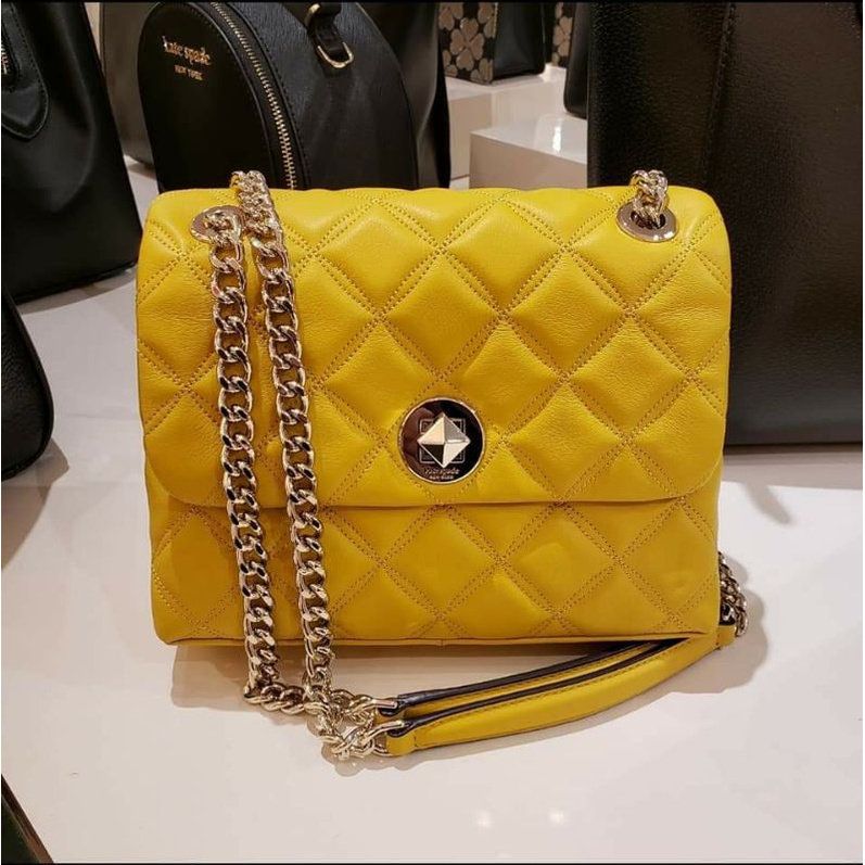 kate spade natalia small yellow