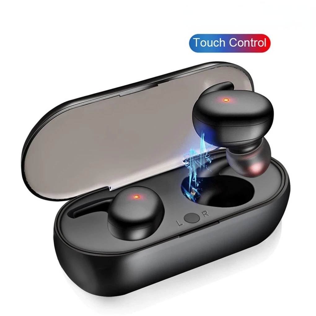 Y30 Wireless  Headset Bluetooth 5.0 Earphones HIFI Noise Cancelling Stereo  Earbuds with Mic In-Ear Cocok Untuk Android e