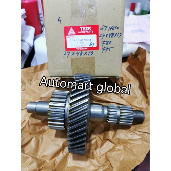 output shaft gigi transfer payung taft gt new f70 36203-87604 27x48x19 tezuka