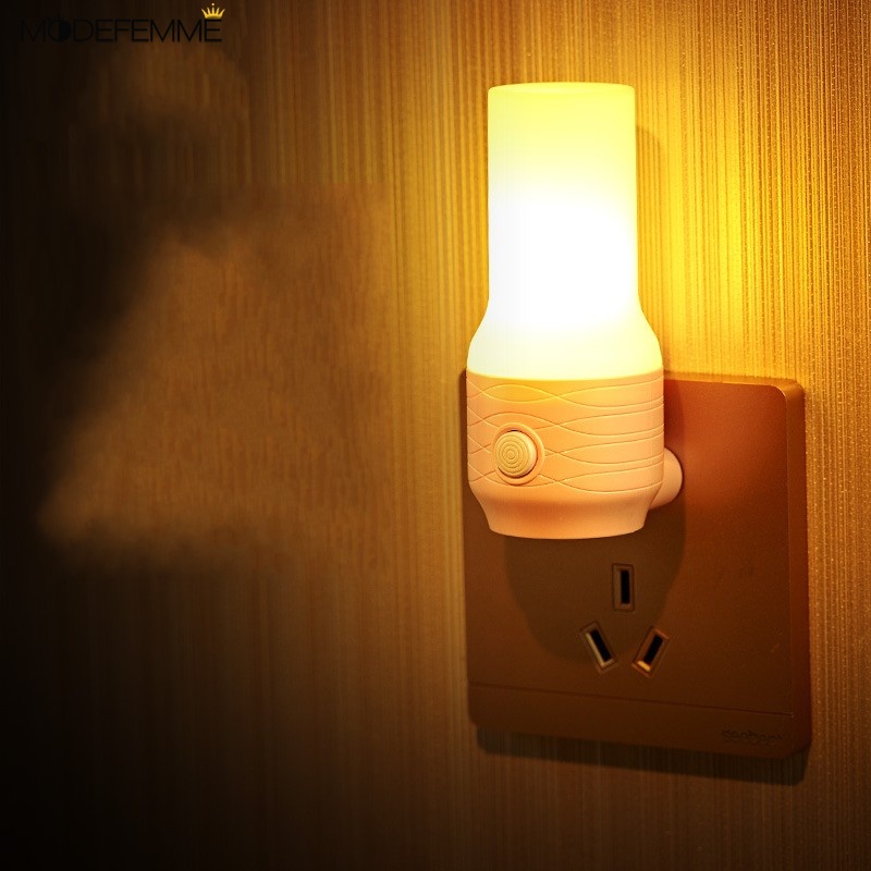 Lampu Malam Led Hemat Energi Dengan Saklar Untuk Kamar Bayi