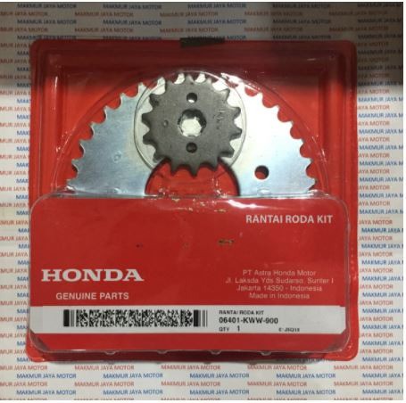 (Gear Paket) Gearset Revo Fit (KWW) AHM (Asli Honda)