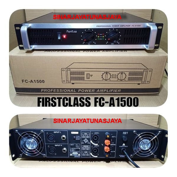 POWER AMPLI FIRSTCLASS FCA1500 POWERED AMPLIFIER