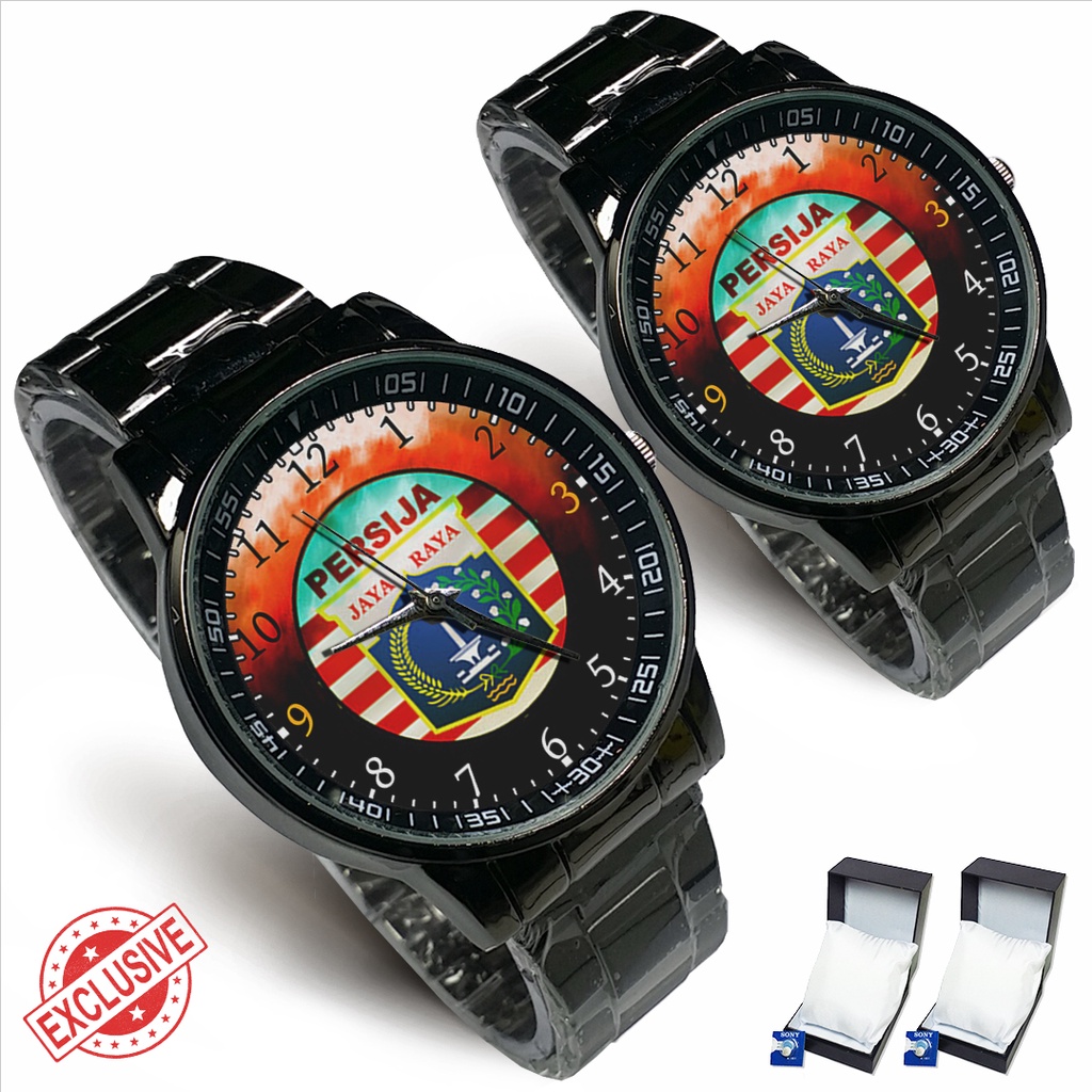 Jam Tangan Rantai Couple PERSIJA JAYA RAYA (Awesome)