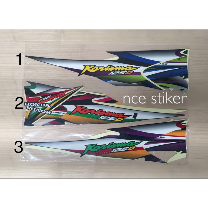 PROMO  STIKER STRIPING HONDA KARISMA TAHUN 2004