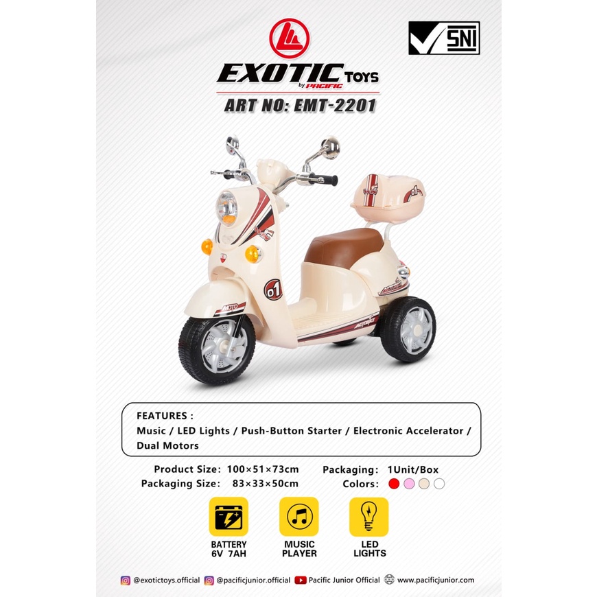 MOTOR AKI EXOTIC EMT 2201 SCOOPY