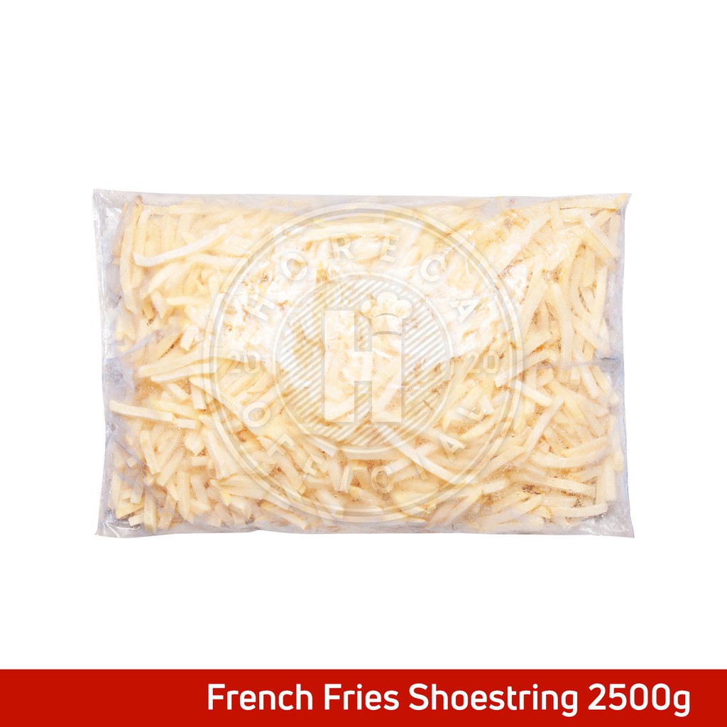 

FRENCH FRIES SHOESTRING 2.5KG / KENTANG GORENG RESTO 2.5 KG / 2,5 KG