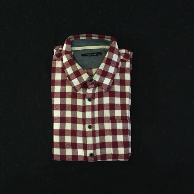 Kemeja branded Flannel design united bukan uniqlo