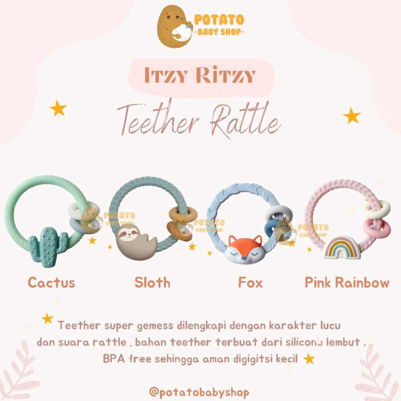 Itzy Ritzy - Teether Rattle