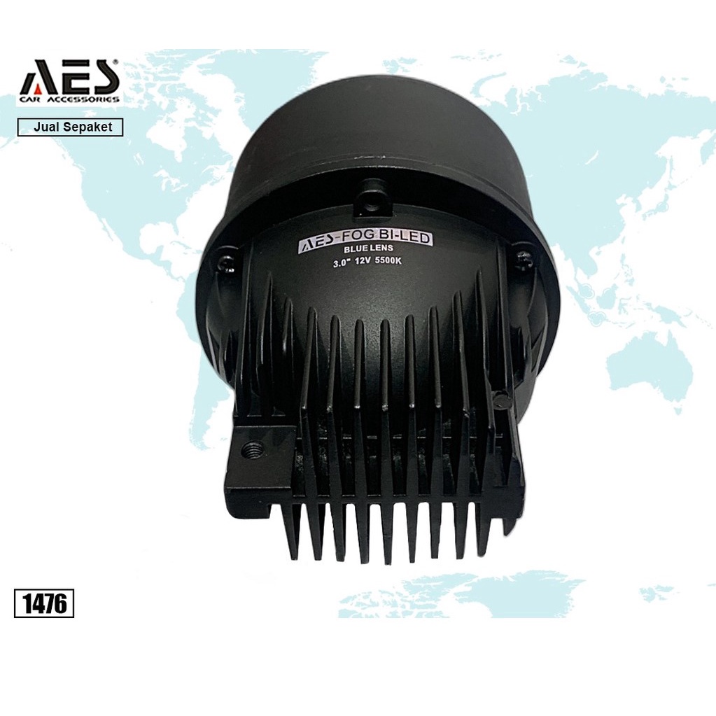 FOGLAMP BILED AES Q3 HI loo 45 Watt MOBIL TOYOTA PLUG N PLAY SUDAH TERMASUK BRAKET