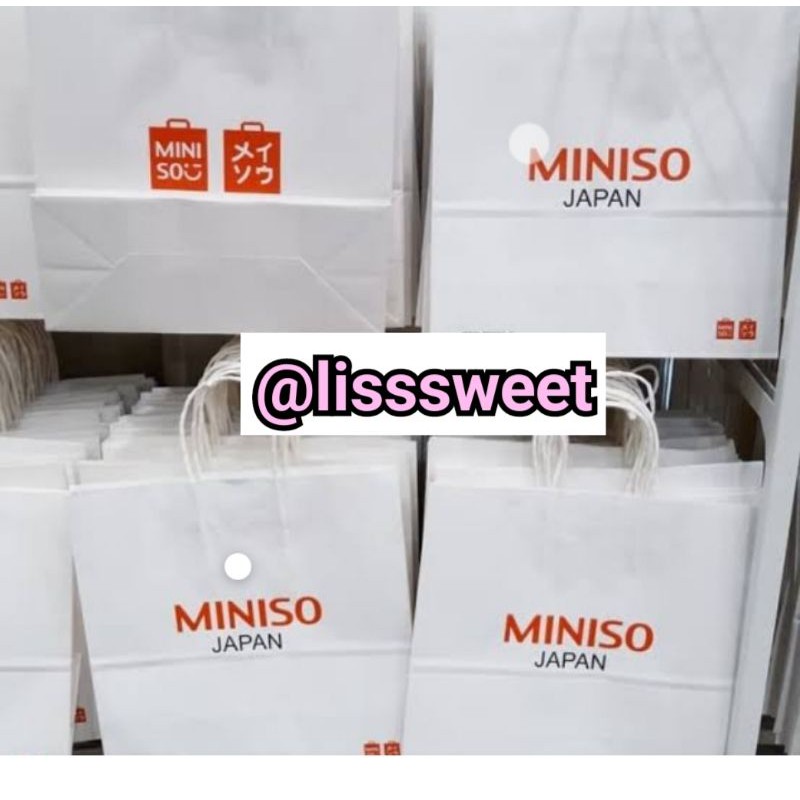 

Paper Bag Miniso 1000% ASLI