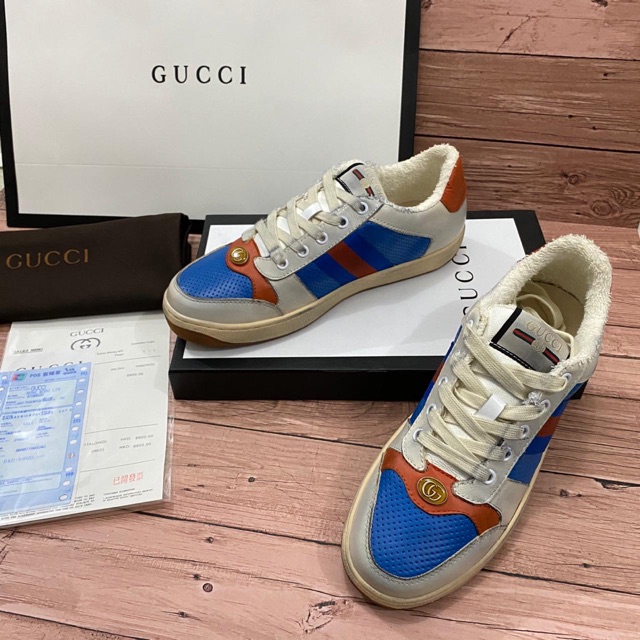Sepatu sneaker gucci branded