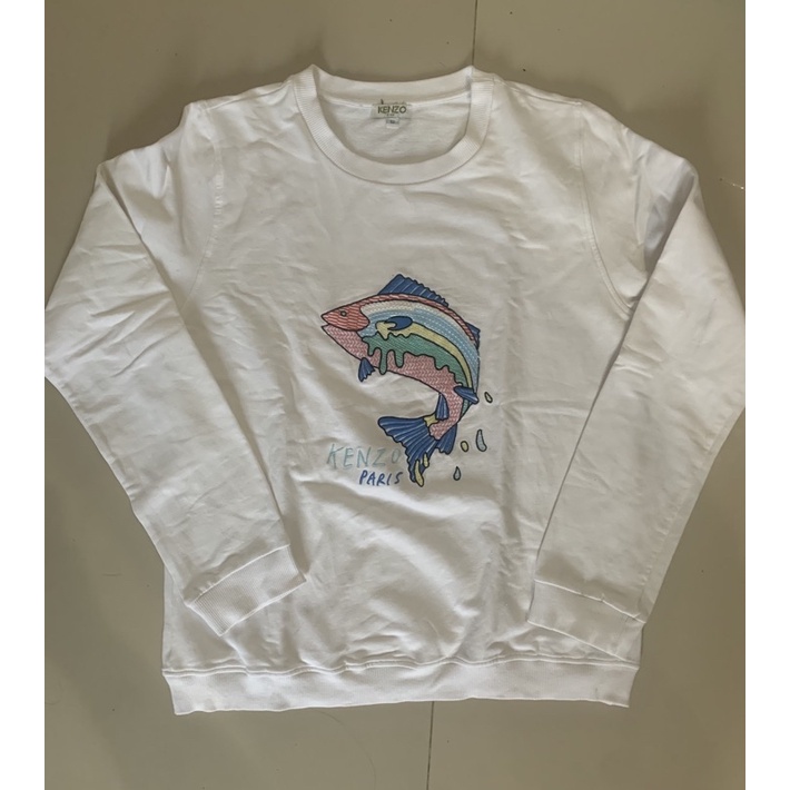 Preloved authentic sweatshirt kenzo kids size 16A / size S - M dewasa