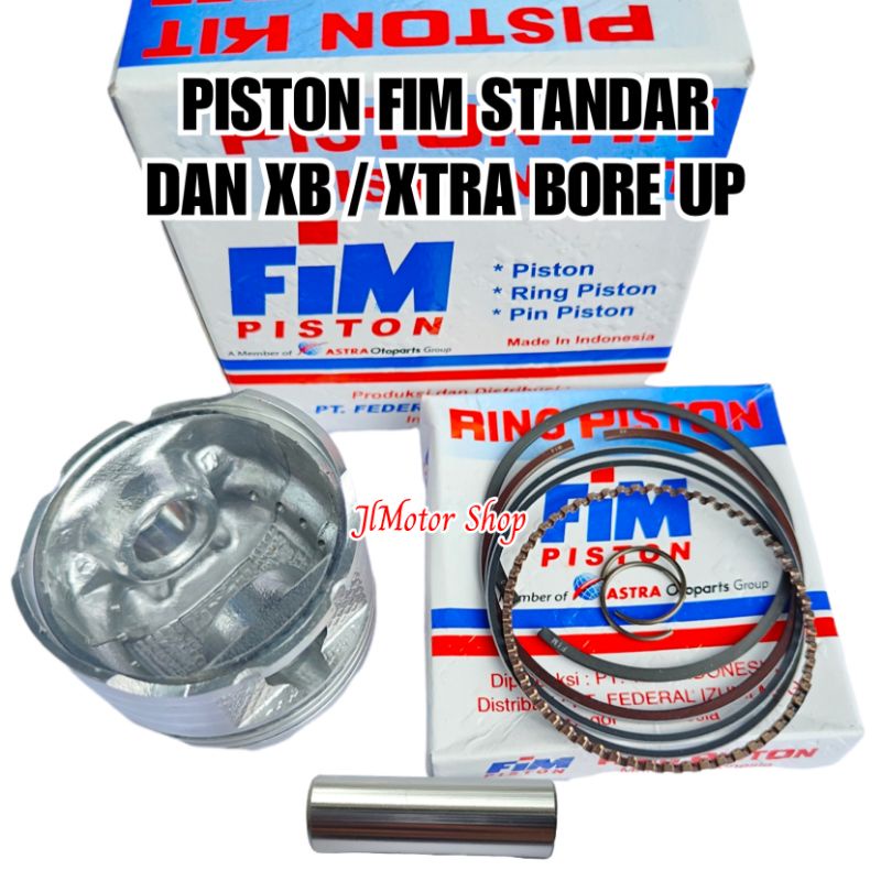 PISTON FIM IZUMI BEAT Fi ESP SCOOPY Fi ESP VARIO 110 Fi ESP SET LENGKAP PLUS RING HARIAN DAN BORE UP