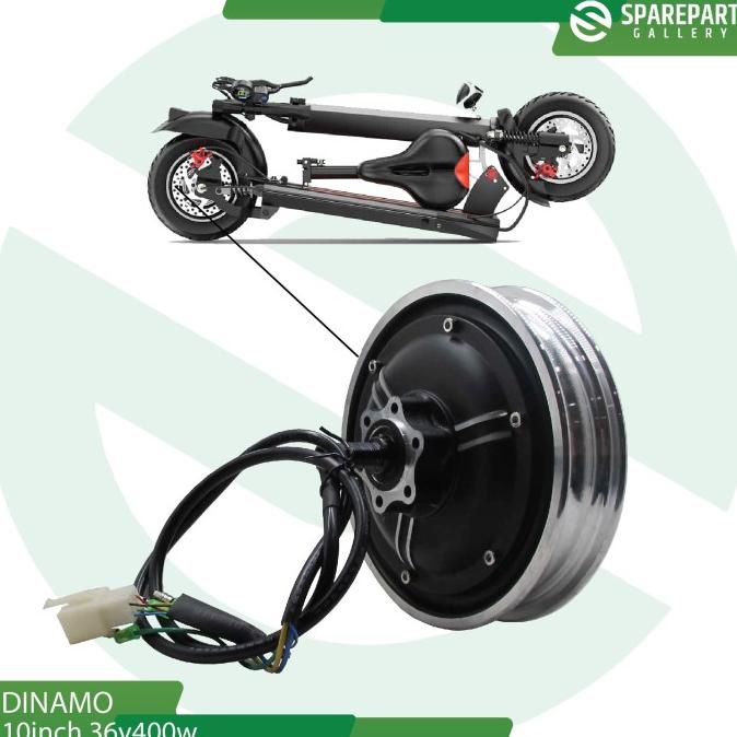 Dinamo bldc 10inch 36v400w skuter listrik otoped motor bldc ring 10" Star Seller Termurah