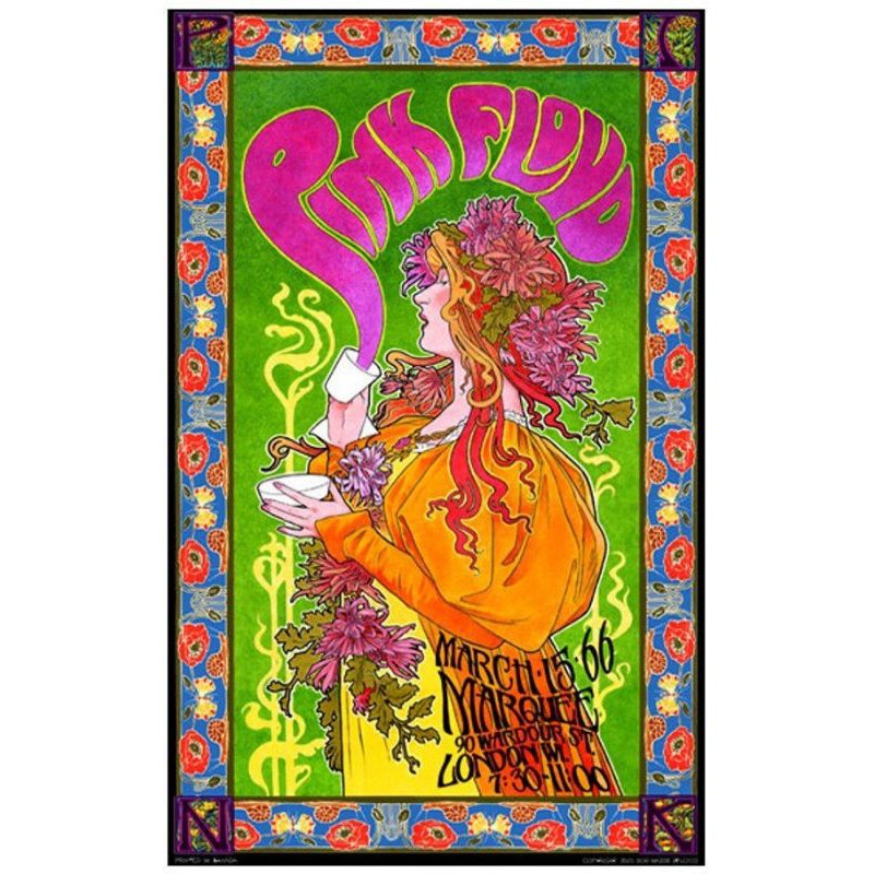 poster pink floyd band rock punk hiasan dinding pamflet