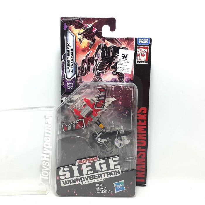 TERLARIS ORI LASERBEAK RAVAGE TRANSFORMERS SIEGE WAR FOR CYBERTRON HASBRO