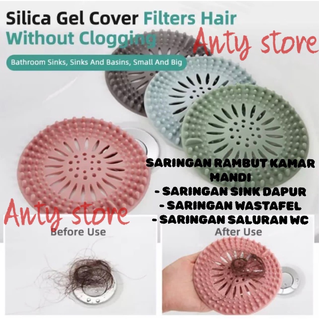 alat penutup saluran air kamar mandi / saringan rambut kamar mandi / saringan saluran kamar mandi