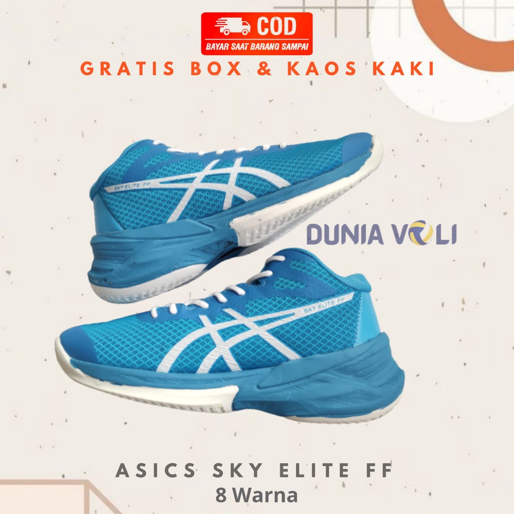 Sepatu Olahraga Voli Sky Elite Sepatu Volly Murah (COD)