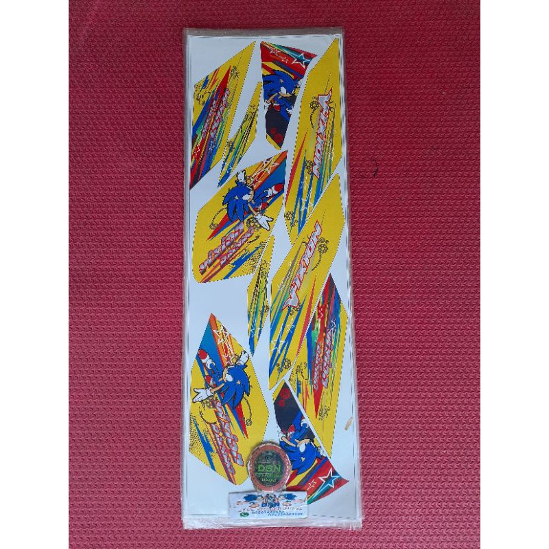 STRIPING STICKER VARIASI STIKER LES MOTOR NEW VIXION ADVANCE  ANIMASI SONIK