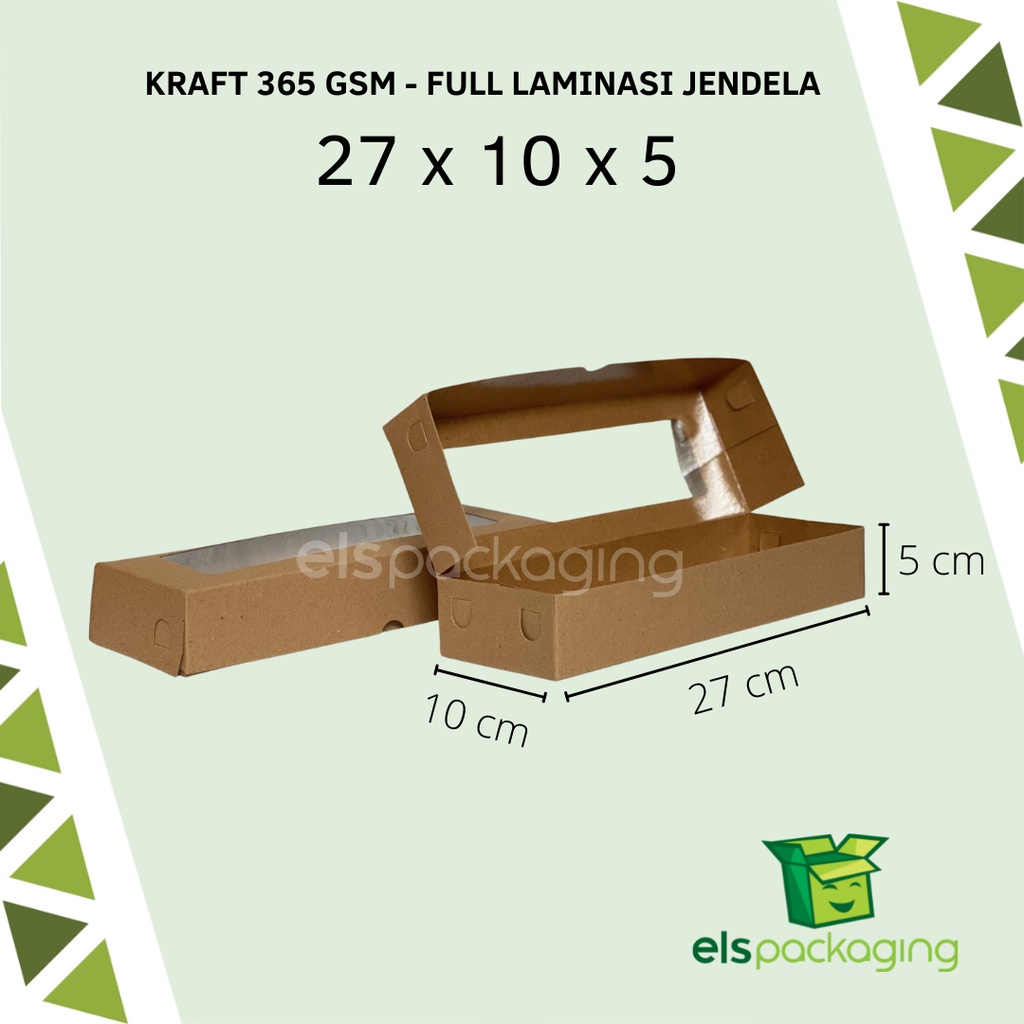 

Dus Coklat Kraft Dus Donat isi 3 Bolen Sate Pie Tart Pia Coklat Keju Dus Laminasi Jendela 27x10x5