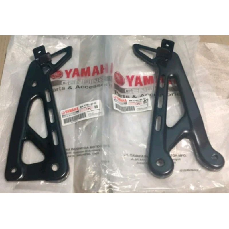 Breket step belakang hitam bracket footrest bustep ori rx king