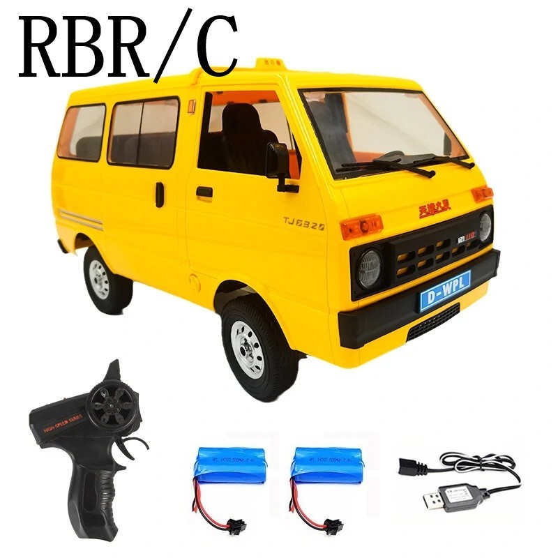 RC RTR WPL D42 1/10 Drift Van Hijet D42 D12 D 12 Daihatsu Mobil remote - rbr/c