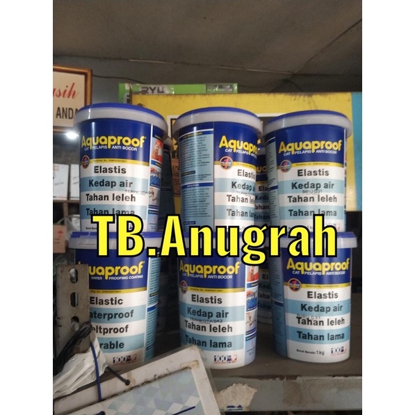 Aquaproof 1 kg Cat Pelapis anti Bocor Aqua proof Cat Tembok anti bocor Cat tembok murah