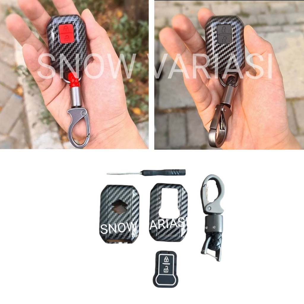 Case Cover Key Casing Kunci Carbon All New Ertiga Baleno XL7