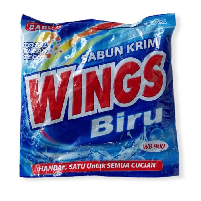 Sabun Cream WINGS BIRU WB900 | Sabun Krim Colek WINGS Deterjen WB 900