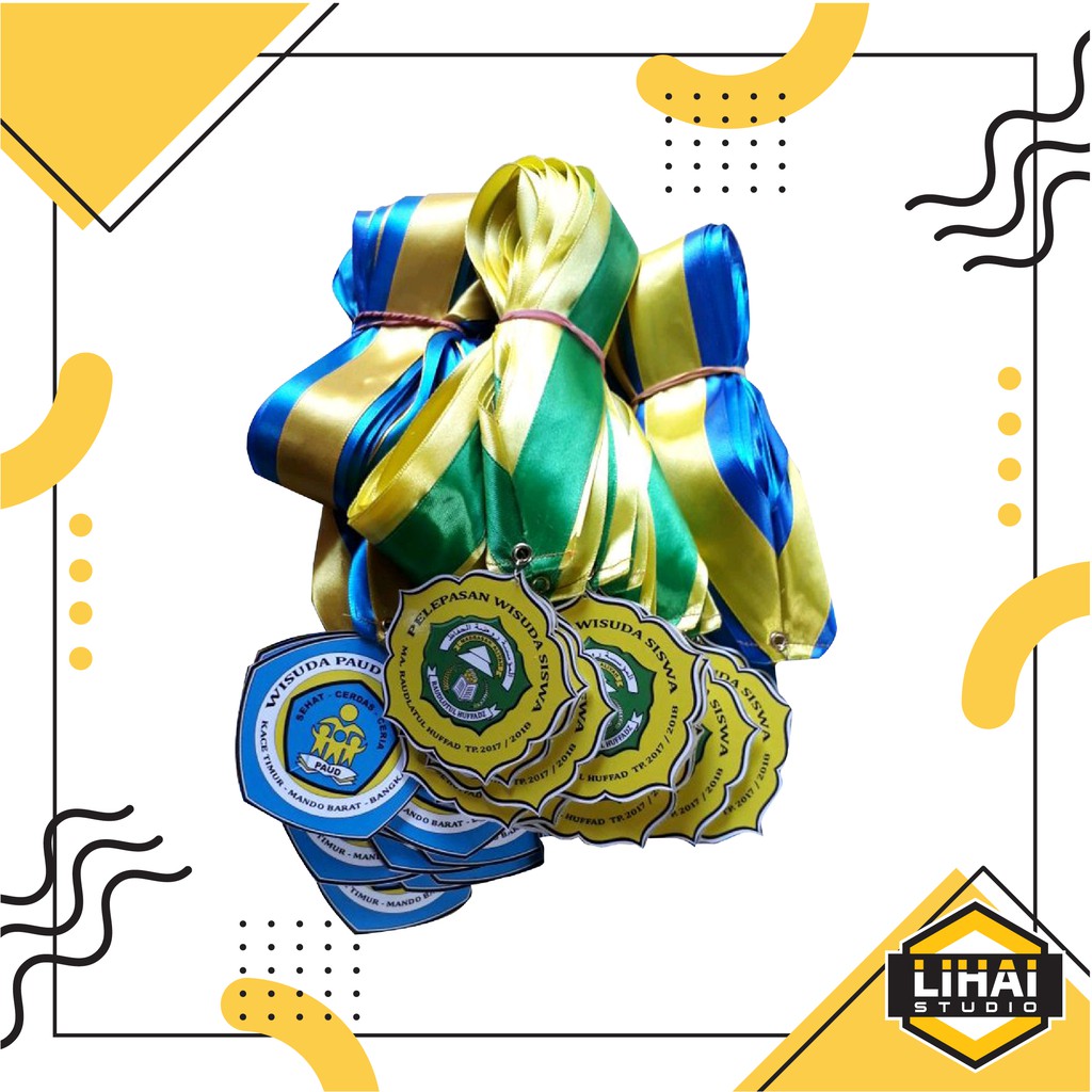 Custom Design Cetak Gordon Medali Wisuda