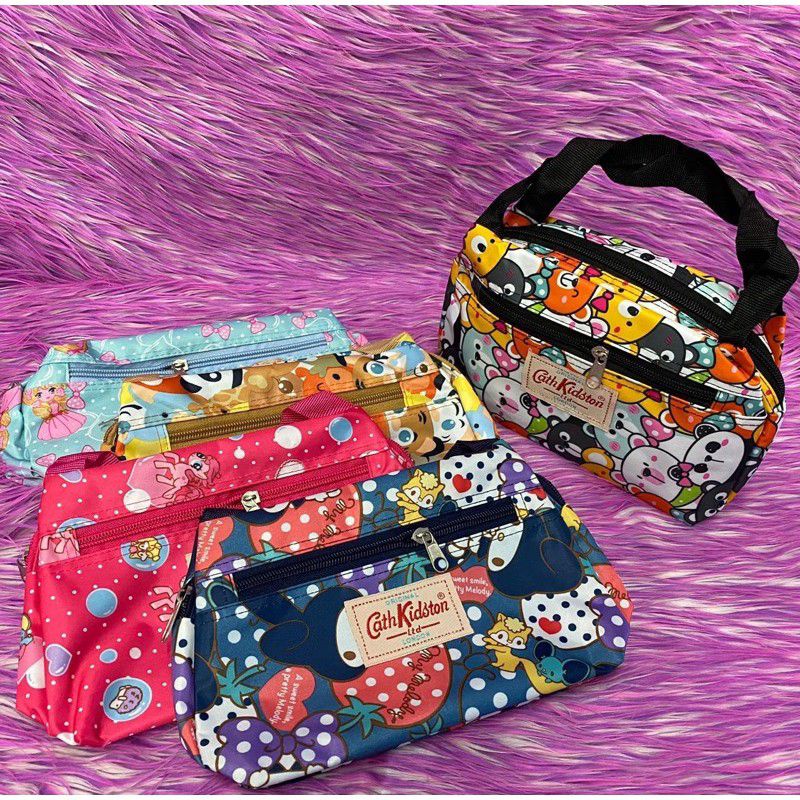 `ღ´ PHINKL `ღ´ Tas Pouch Karakter untuk tempat kosmetik serba guna traveling