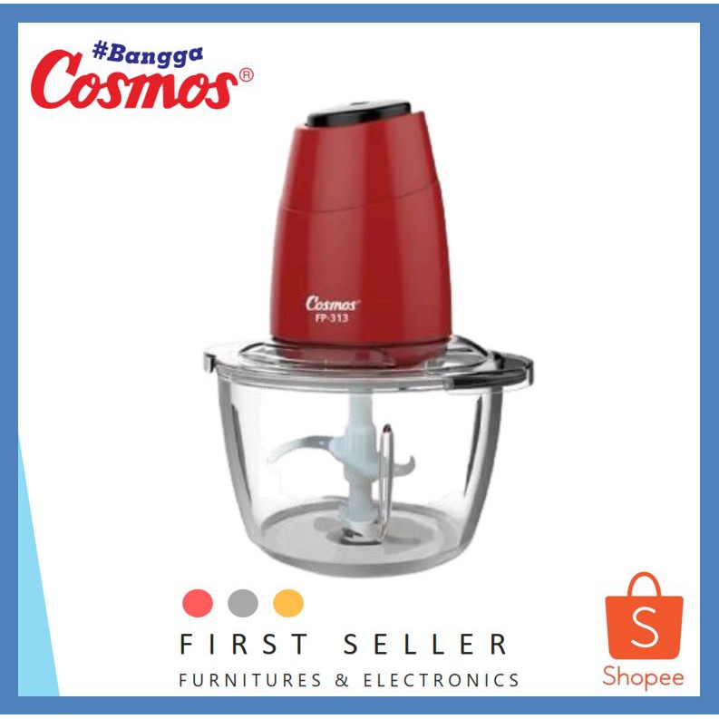 BLENDER / FOOD PROCESSOR COSMOS FP 313 / FP313 - 2 LITER ( 2L ) ORIGINAL ( ORI )100% ( TERMURAH ! )