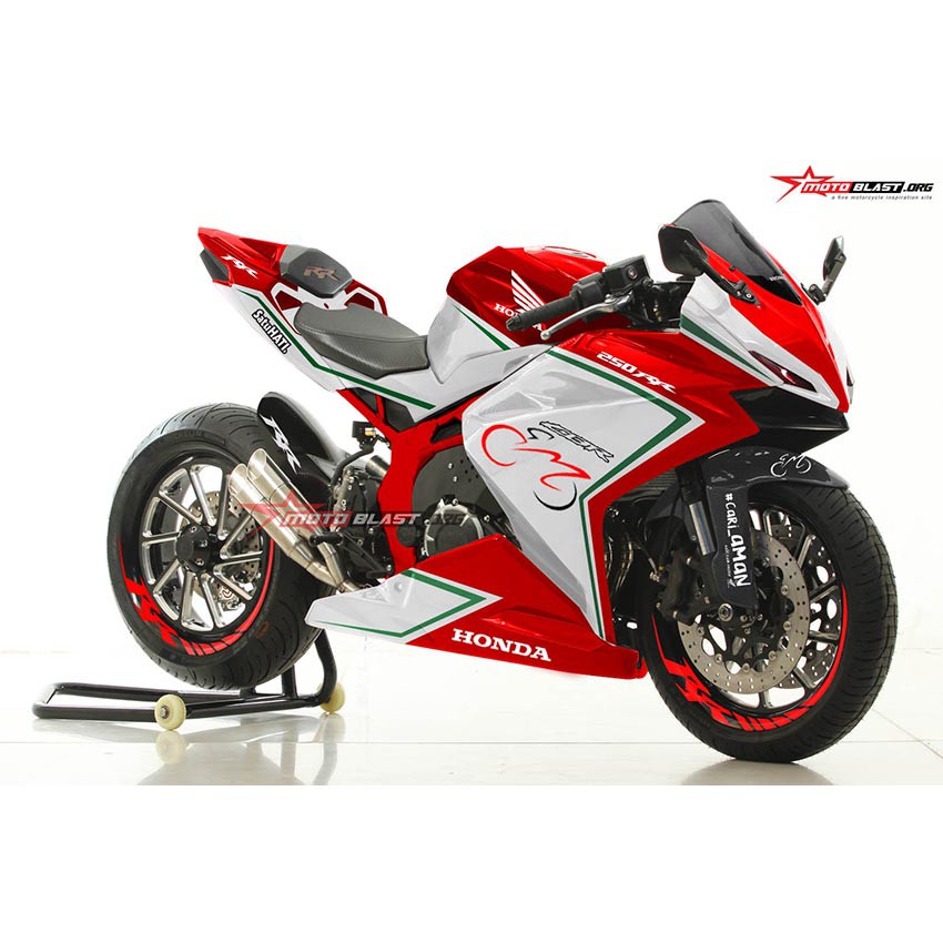 Decal Stiker Honda CBR250RR TRICOLOR MV AGUSTA V3