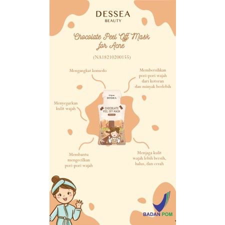 ✿ELYSABETHME✿ Masker Dessea naturgo PEEL OFF oeeling angkat komedo jerawat