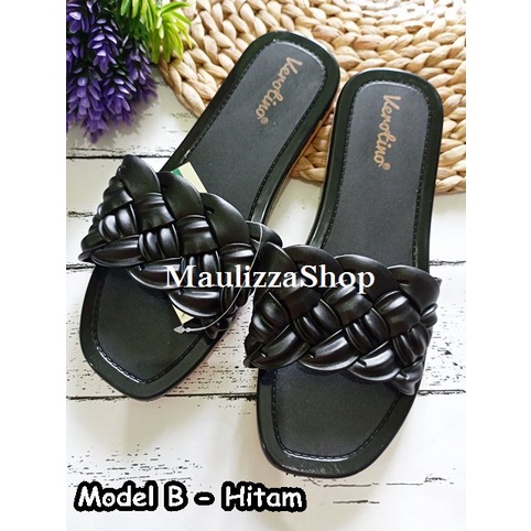 Sandal Slop Jelly Flat Verotino Murah-7