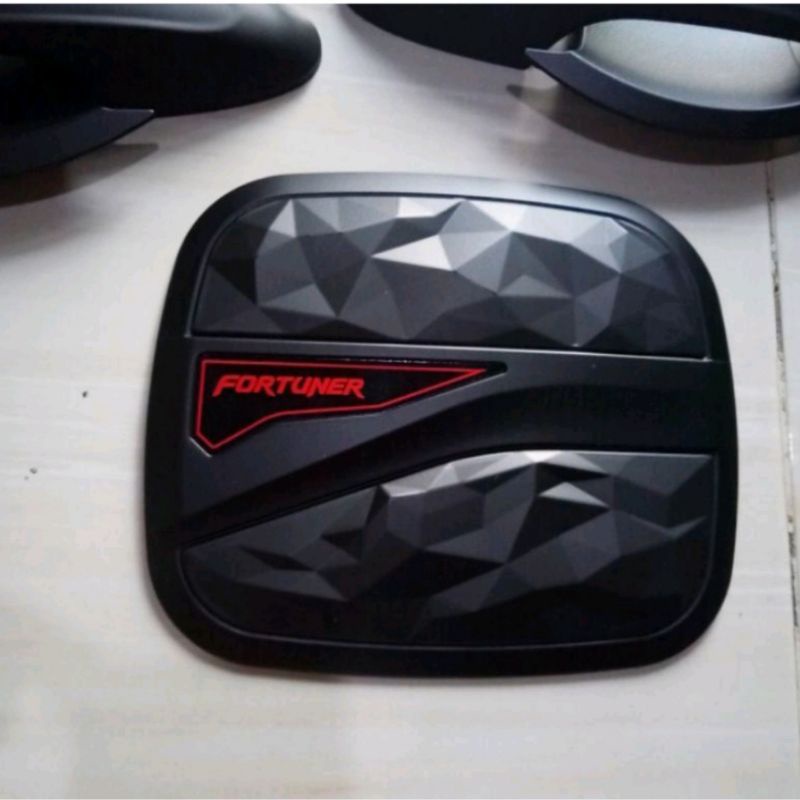 Outer handle tank Cover bensin Hitam doff All new Fortuner