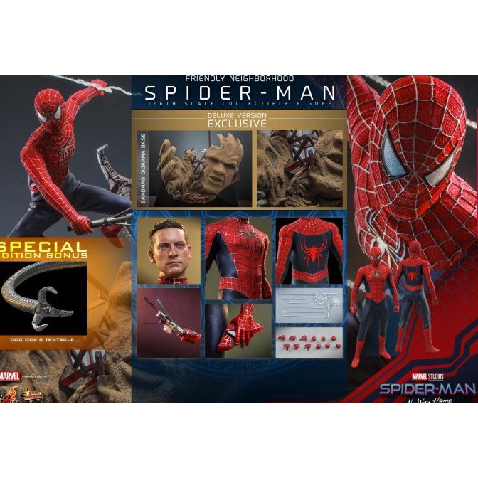 Hot Toys Spiderman Tobey Maguire No Way Home Deluxe Special MMS 662B