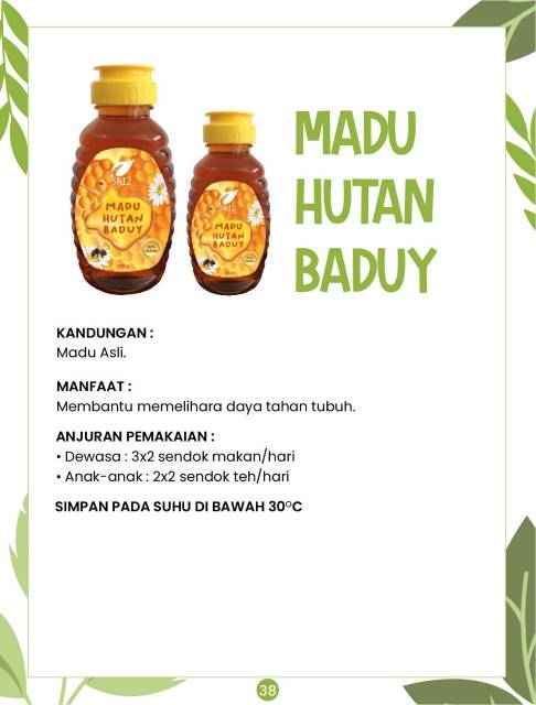 SR12 Madu Lebah Desa 140gr 300gr Madu Hutan Baduy Asli Hutan Original