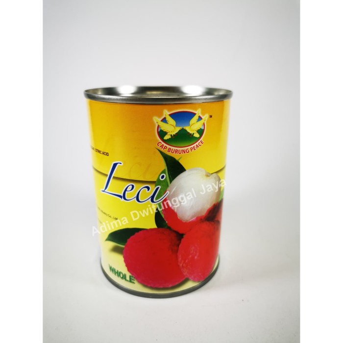 

Kalengbuah- Buah Lychee / Lychee Kaleng / Leci / Lychee Peace Brand 565 Gr -Buah-Kaleng.
