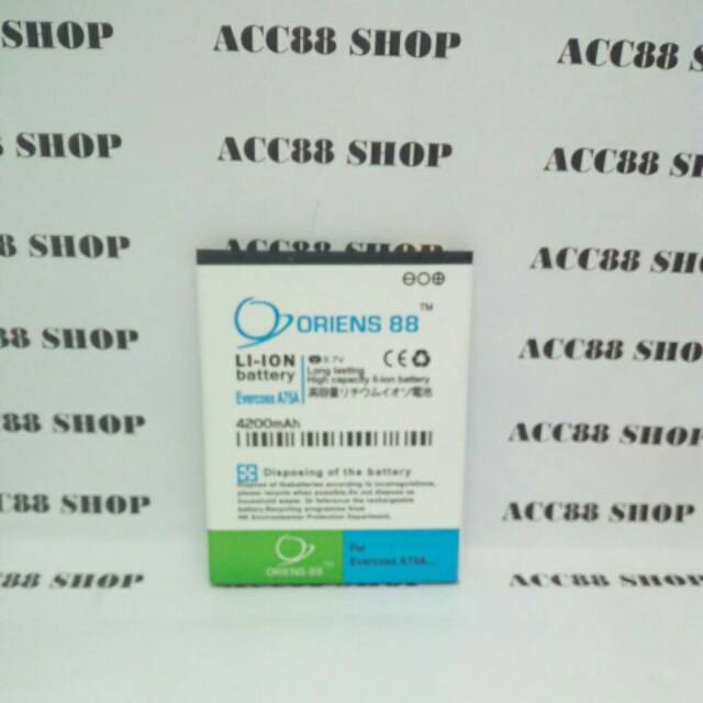 Baterai Batre Battery Double Power OR88/ Oriens88 Evercoss A75A